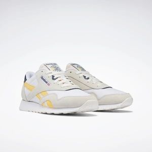 Reebok Chalk Suede & Nylon Classic Heritage Sneakers